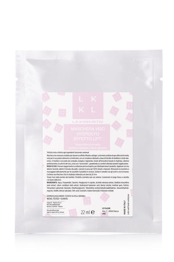 Maschera Viso Effetto Lift in Hydrolyo, 22 ml - La Kosmetic