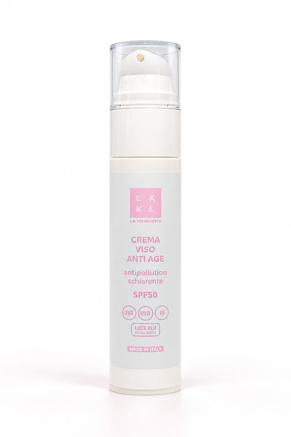 CREMA VISO ANTI-AGE SPF50 ANTIPOLLUTION  SCHIARENTE